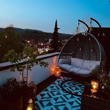 Apartment Kleine Penthouse Mit Kamin