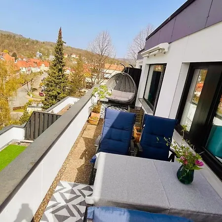 Kleine Penthouse Mit Kamin Apartment