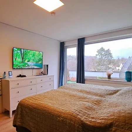 Kleine Penthouse Mit Kamin * Bad Sachsa