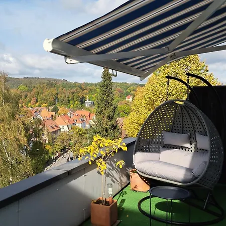Kleine Penthouse Mit Kamin Apartment
