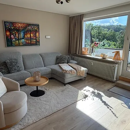 公寓 Kleine Penthouse Mit Kamin 巴特萨克萨